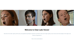 Desktop Screenshot of clearlakevoices.com